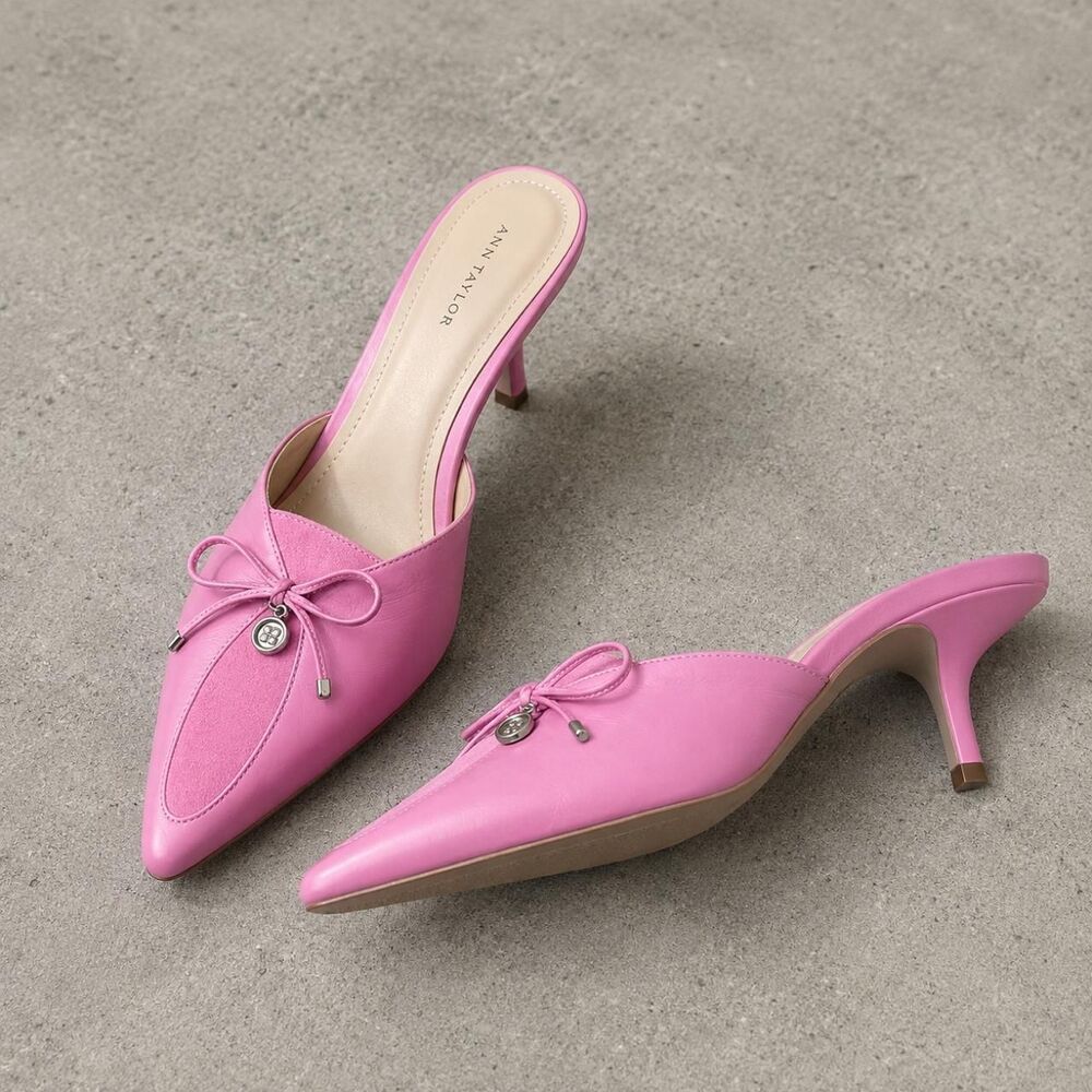 Ann-Taylor Women's Pink Mules